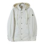 MONCLER モンクレール CORREZE ボアフーデッドダウンジャケット ホワイト I20911A00050