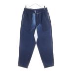 COMME des GARCONS SHIRT コムデギャルソンシャツ TWILL GARMENT PRINTED PANTS ガーメントプリント イージーパンツ ブルー FO-P504