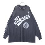 セントマイケル 25SS ×フィアオブゴッド セントオブゴッド 両面プリント クルーネック 長袖Tシャツ ロンT SM-HR8-0000-C02