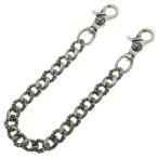 CHROME HEARTS クロムハーツ FANCY SHORT-T/2クリップショートファンシー ウォレットチェーン シルバー BCA077