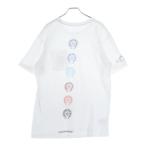 ショッピングCHROME CHROME HEARTS クロムハーツ Multicolor Back Horseshoe Tee マルチカラーバックホースシュー クルーネック半袖Tシャツカットソー ホワイト