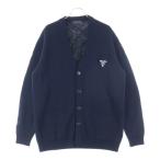ショッピングPRADA PRADA プラダ 22AW CASHMERE KNIT CARDIGAN カシミヤニットカーディガン ネイビー UMG135 S222 105K