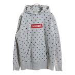 シュプリーム 12SS × COMME des GARCONS SHIRT Box Logo Pullover コムデギャルソン シャツ ドット ボックスロゴ プルオーバーパーカー