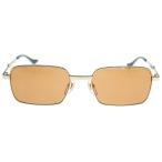 GUCCI グッチ 24SS レクタンギュラー フレーム サングラス アイウェア 眼鏡 メガネ ゴールド GG1495S