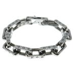 LOUIS VUITTON ルイヴィトン モノグラム チェーンブレスレット コリエ シルバー M00309