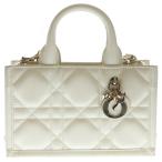 ショッピングdior DIOR ディオール BOOk Toot Mini S5573OWHP ブックトート ミニ マクロカナージュ 2WAY ハンドバッグ ショルダーバッグ ホワイト レディース