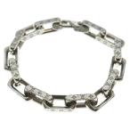 ショッピングルイヴィトン LOUIS VUITTON ルイヴィトン モノグラム コリエ チェーンブレスレット シルバー M64224