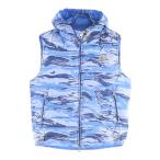 MONCLER モンクレール PATRICK GILET 510914336405 パトリック カモ柄ダウンベスト ブルー