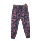 HYDROGEN ハイドロゲン CAMOUFLAGE PANTS カモ柄 ドローコード付き ナイロンイージーパンツ レッド