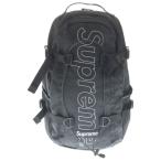SUPREME シュプリーム 18AW Backpack ロゴプリント バックパック リュック ブラック