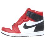 ナイキ WMNS AIR JORDAN 1 HIGH ウィメンズ エアジョーダン1 ハイカットスニーカー サテンレッド レディース US11.5/28.5cm CD0461-601