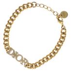DIOR Dior DIO(R)EVOLUTION B1506DVOCY Dio Revolution Logo стразы браслет Gold 