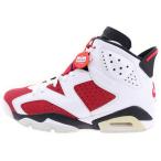NIKE ナイキ AIR JORDAN 6 RETRO CARMINE CT8529-106 エアジョーダン6 カーマイン ハイカットスニーカー ホワイト/レッド US9.5/27.5cm