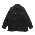 PRADA プラダ RE-NYLON リナイロン トライアングルロゴプレート付き キルティングジャケット ショートコート ブラック SC616M S222 1WQ8