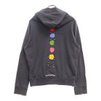 CHROME HEARTS クロムハーツ ×MATTY BOY バックプリント ダガージップアップパーカー グレー