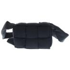 BOTTEGA VENETA ボッテガヴェネタ MINI CASSETTE ミニカセット ナイロン パデッド ショルダーバッグ ブラック 691018 VB081