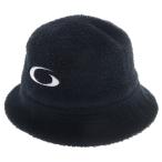 BALENCIAGA バレンシアガ 24AW Fleece Bucket Hat ロゴ刺繍 フリース バケットハット ブラック 808397 4E7B3