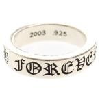 CHROME HEARTS クロムハーツ 6mm SPACER FOREVER 6mmスペーサーリング フォーエバーシルバー BCA337