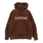 SUPREME シュプリーム 22AW Capital Hooded Sweatshirt キャピタル フーデッド スウェットシャツ プルオーバーパーカー ブラウン
