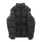 ストーンアイランド 18AW COTTON METAL WATRO コットンメタル ワトロ 2WAY ダウンジャケット ベスト リフレクター グリーン 691543750