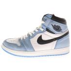 ナイキ AIR JORDAN 1 RETRO HIGH OG エアジョーダン ハイ ユニバーシティーブルー ハイカットスニーカー US8/26cm 555088-134