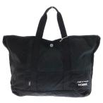 COMME des GARCONS HOMME (コムデギャルソンオム) 25SS コットン ナイロン リップ パッチワーク 2Way ハンドバッグ ショルダーバッグ ブラック HO-K203-051-1-1