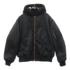 SUPREME シュプリーム 22AW Faux Fur Reversible MA-1 フェイクファーリバーシブルMA-1 ジップアップジャケット ブラック