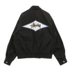 STUSSY ステューシー 25SS SURF TEAM HARRINGTON JACKET サーフ チーム ジャケット ブラック