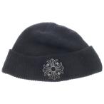 CHROME HEARTS クロムハーツ WOOL WATCH CAP ウールワッチキャップ CHプラス刺繍ビーニー 帽子 ブラック