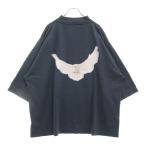 YEEZY GAP イージーギャップ DOVE 3/4 SLEEVE TEE ドーブプリント オーバーサイズTシャツ ネイビー カットソー 471286-04-1