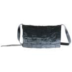 BOTTEGA VENETA ボッテガヴェネタ マキシイントレチャート カセット レザー ショルダーバッグ ブラック