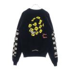 クロムハーツ ×MATTY BOY PPO PRETENSE LS Tee×マッティーボーイ プリテンス バックプリント クルーネック長袖スウェット ブラック