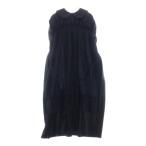TAO COMME des GARCONS タオコムデギャルソン 25SS シースルーレイヤード フリルワンピース ブラック レディース TO-O009