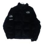 SUPREME シュプリーム 20AW×THE NORTH FACE Faux Fur Nuptse Jacket ノースフェイス ファー ヌプシ ダウンジャケット ブラック NF0A55VT
