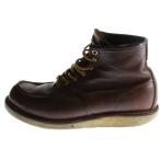 RED WING レッド ウイング Classic Moc Toe クラシックモックトゥ レザーレースアップブース ブラウン 8138