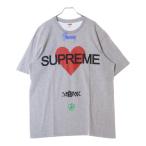 SUPREME シュプリーム 25SS Announcing Tee プリントロゴ クルーネック 半袖Tシャツ グレー