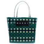 MARNI マルニ MARKET Diagonal Cable ミニ バスケット カゴバッグ グリーン レディース