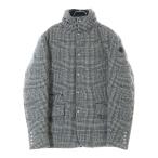 MONCLER モンクレール 20AW BESS ガンクラブチェック ウール素材 ダウンジャケット ブラック/ホワイト F20911B53300