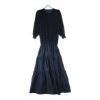 DRAWER ドゥロワー 23SS タフタワンピース ドレス ブラック レディース 6526-199-1354