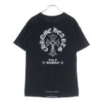 クロムハーツ ×KYOSUKE HIMURO CH T-SHRT HMR 氷室京介15周年 バッククロスプリントクルーネック 半袖Tシャツカットソー ブラック