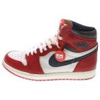 ナイキ AIR JORDAN 1 エアジョーダン1 シカゴ ロストアンドファウンド ハイカットスニーカー ホワイト/レッド US9/27cm DZ5485-612