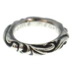 ショッピングCHROME CHROME HEARTS クロムハーツ SCRL BAND スクロールバンド リング シルバー BCA351