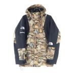 シュプリーム 16AW ×Mountain Light Jacket Leaves マウンテン ライト ジャケット リーブス 枯れ葉 ブラウン NP51601I