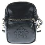 CHROME HEARTS クロムハーツ TAKA MINI LTHR タカミニ セメタリークロスパッチレザーショルダーバッグ ブラック