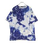 ショッピングヴィトン LOUIS VUITTON ルイヴィトン 22AW モノグラム総柄 クルーネック 半袖Tシャツ ホワイト RM222M NPG HNY26W