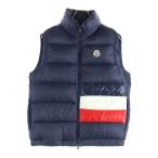 MONCLER モンクレール SOVEX GILET ロゴワッペン 切替 ダウンベスト E20914381085 C0104 ネイビー