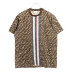 ショッピングBURBERRY BURBERRY バーバリー MUNLEY TBM Tシャツ メンズ モノグラムストライププリント 半袖 コットンTシャツ 8018239 ブラウン
