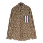 ショッピングBURBERRY BURBERRY バーバリー 20SS CHATHAM TBM チャタム TBモノグラムストライプ 長袖シャツ 8018277 ブラウン