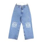 ショッピングロエベ LOEWE ロエベ Anagram Baggy Jeans アナグラムバギージーンズ インディゴ S359Y11X43