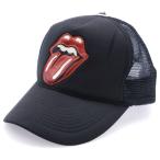 CHROME HEARTS クロムハーツ ×ザ ローリングストーンズ リップ&タン メッシュキャップ 帽子 ブラック